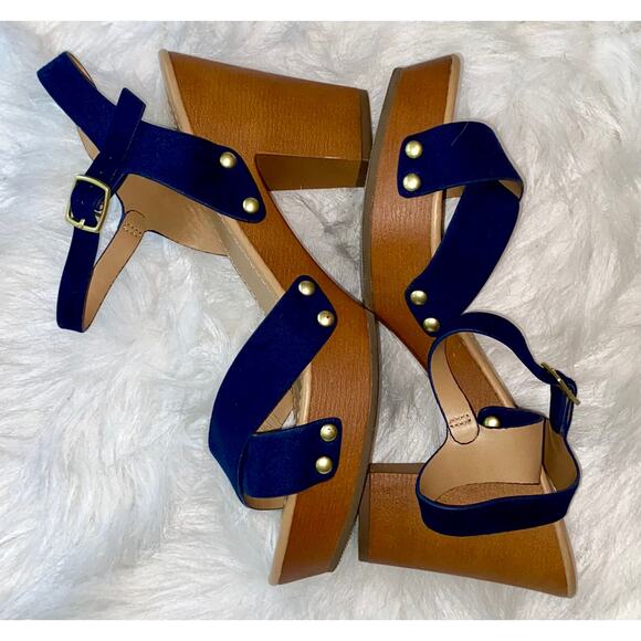 Crisscross Band Chunky Platform- Size 8.5 - Picture 8 of 12